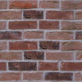 Red Brick Peel and Stick Removable Wallpaper 0656