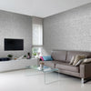 Grey Brick Texture Peel and Stick Removable Wallpaper 8411