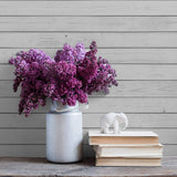 Grey Shiplap Textured Peel and Stick Removable Wallpaper 365b