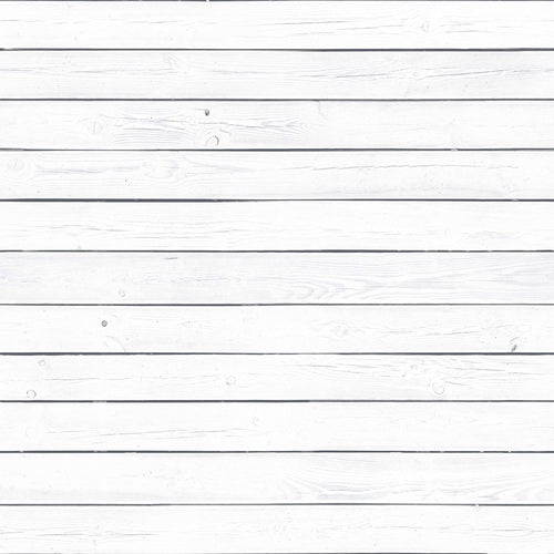 White Shiplap Textured Peel and Stick Removable Wallpaper 365c
