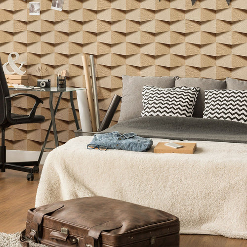 Brown Faux Wood Texture Peel and Stick Removable Wallpaper 6913