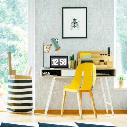 White and Black Imitation Peel and Stick Removable Wallpaper 2873