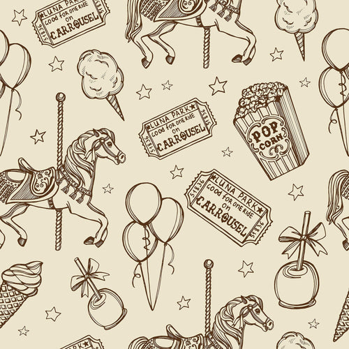 Tan Animal Themed Peel and Stick Removable Wallpaper 9501