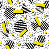Black and Yellow Geometric Themed Peel and Stick Removable Wallpaper 4585
