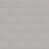 Grey Brick Tile Adhesive Peel and Stick Removable Wallpaper 620B