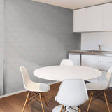 Grey Brick Tile Adhesive Peel and Stick Removable Wallpaper 620B