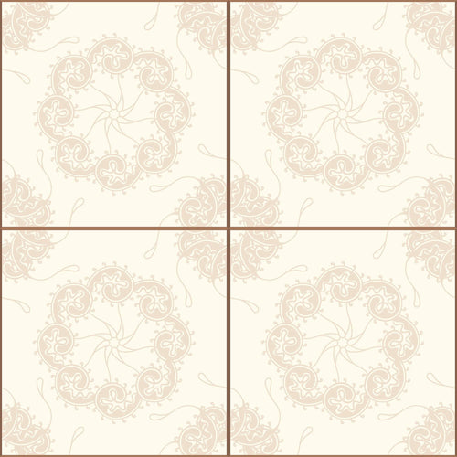 Lavender Damask Tile Adhesive Peel and Stick Removable Wallpaper 30f