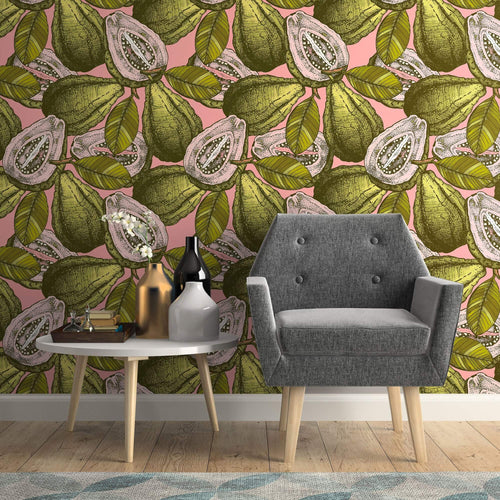 Green Bohemian Tile Adhesive Peel and Stick Removable Wallpaper 492