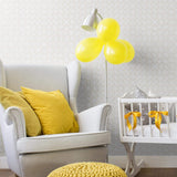 Beige Triangles Basic Peel and Stick Removable Wallpaper