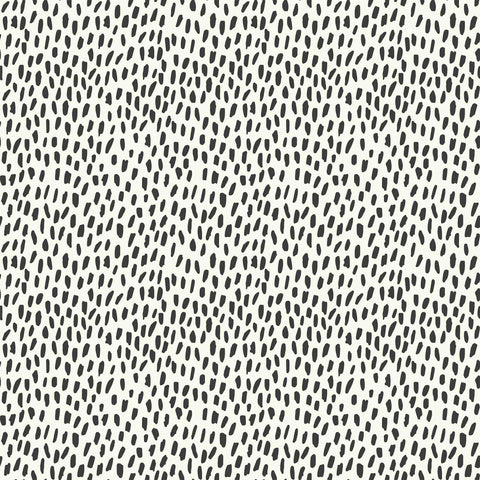 Black and White Animal Peel and Stick Removable Wallpaper