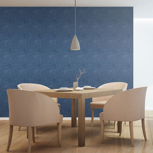 Blue Peel and Stick Texture Peel and Stick Removable Wallpaper