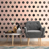 Beige Geometric Teens Peel and Stick Removable Wallpaper