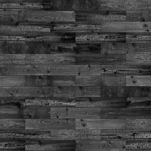 Black Wood Texture Peel and Stick Removable Wallpaper