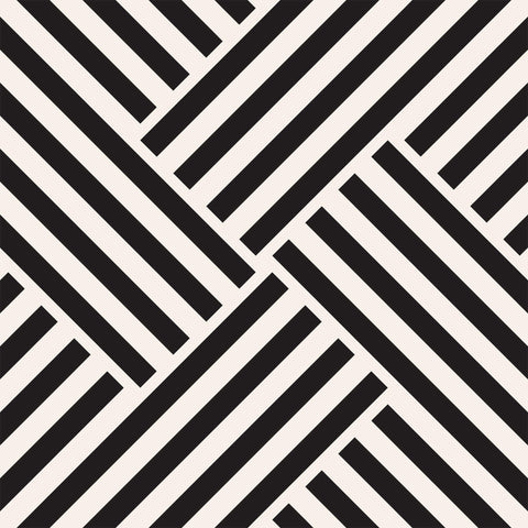 Black and White Cross Peel and Stick Removable Wallpaper