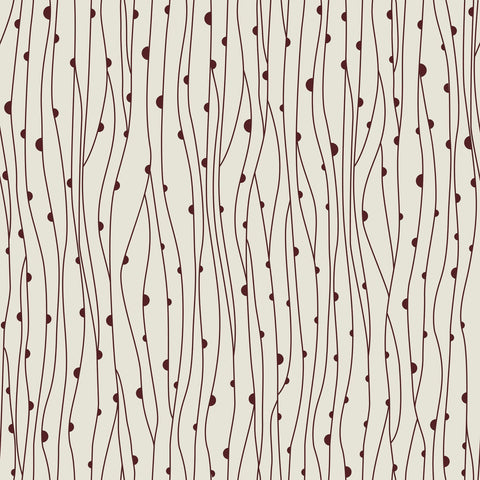 Beige and Black Lines Basic Peel and Stick Removable Wallpaper