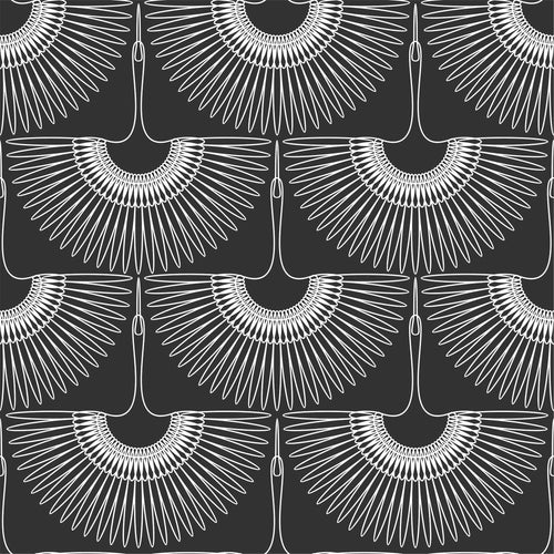 Black and White Birds Peel and Stick Removable Wallpaper