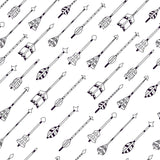 Black and White Arrows Baby Peel and Stick Removable Wallpaper