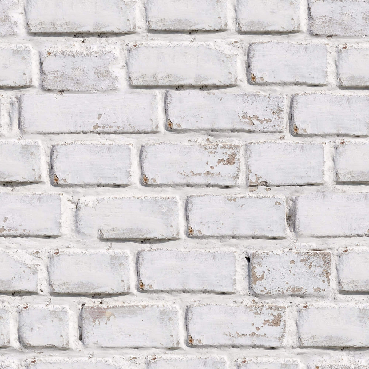 White Faux Brick Removable Wallpaper Walls By Me
