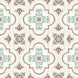 Aqua Global Tile Adhesive Peel and Stick Removable Wallpaper