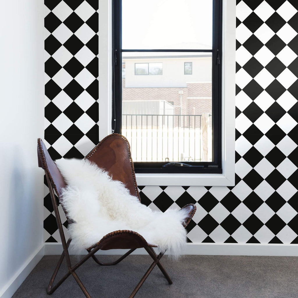 Multi Color Checkers Fabric, Wallpaper and Home Decor