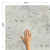Black and White Concrete Texture Peel and Stick Removable Wallpaper