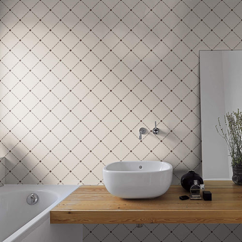 Beige Geometric Basic Peel and Stick Removable Wallpaper