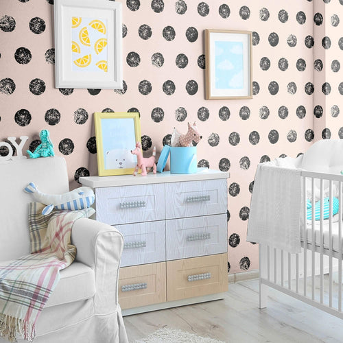 Beige Geometric Teens Peel and Stick Removable Wallpaper