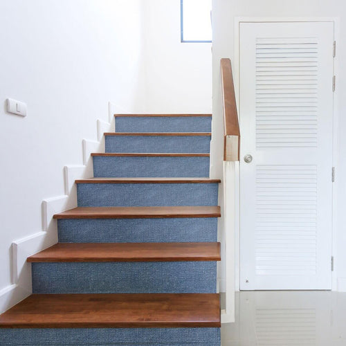 Blue Peel and Stick Texture Peel and Stick Removable Wallpaper