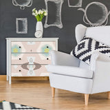 Beige Geometric Tile Adhesive Peel and Stick Removable Wallpaper