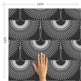 Black and White Birds Peel and Stick Removable Wallpaper