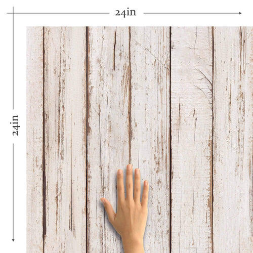 Beige Wood Peel and Stick Removable Wallpaper 8165