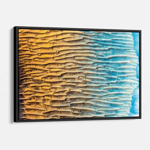 Beige Abstract Wall Art Canvas 0661