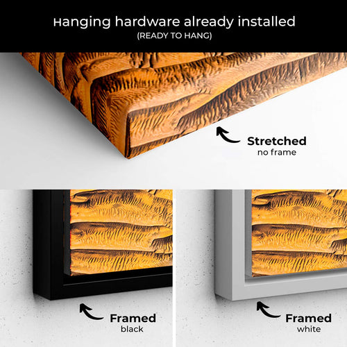 Beige Abstract Wall Art Canvas 0661