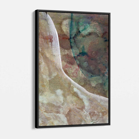 Beige Abstract Wall Art Canvas 8032