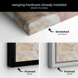 Beige Abstract Wall Art Canvas 8032