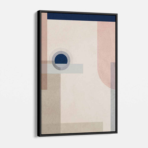 Beige Abstract Wall Art Canvas 1670