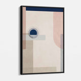 Beige Abstract Wall Art Canvas 1670