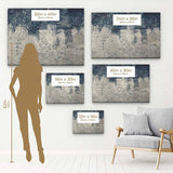 Blue Abstract Wall Art Canvas 9721