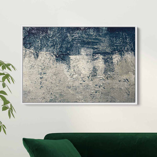 Blue Abstract Wall Art Canvas 9721