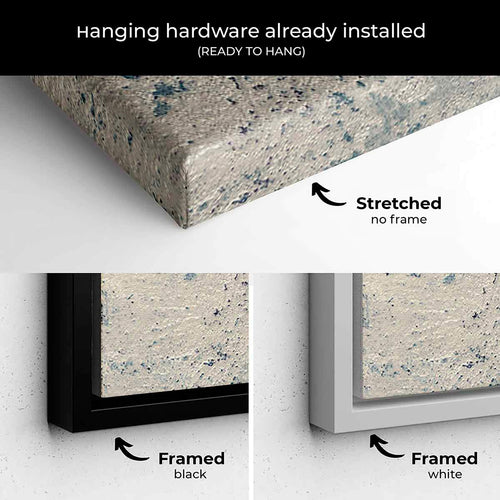 Blue Abstract Wall Art Canvas 9721