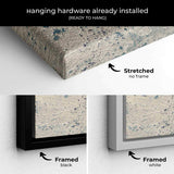 Blue Abstract Wall Art Canvas 9721