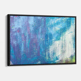 Blue Abstract Wall Art Canvas 0444