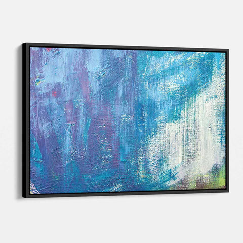 Blue Abstract Wall Art Canvas 0444