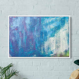 Blue Abstract Wall Art Canvas 0444
