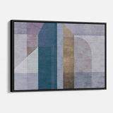 Blue Abstract Wall Art Canvas 9354