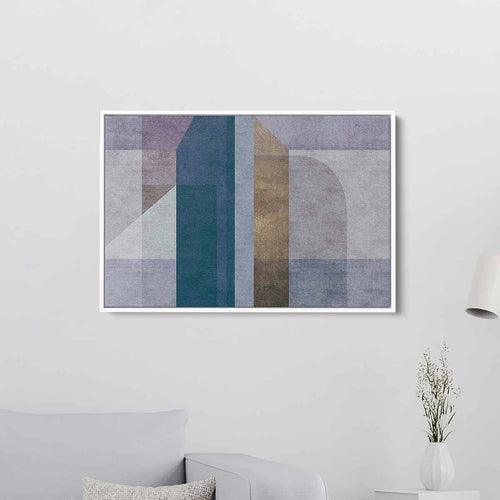 Blue Abstract Wall Art Canvas 9354