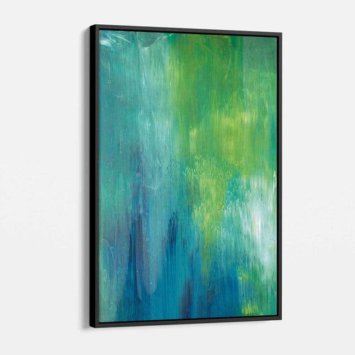 Blue Abstract Wall Art Canvas 0032