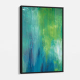 Blue Abstract Wall Art Canvas 0032