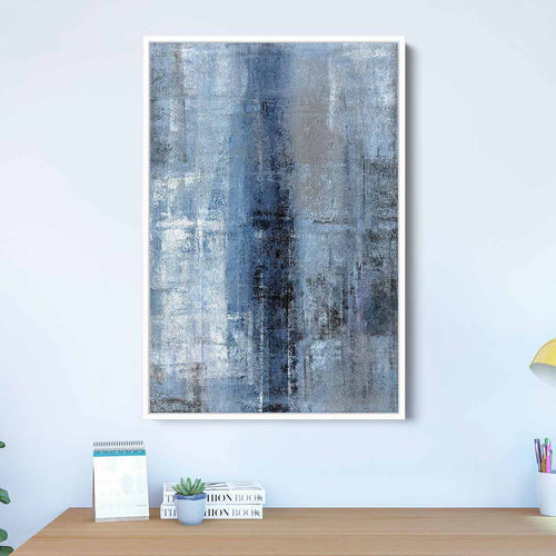 Blue Abstract Wall Art Canvas 7007