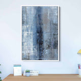 Blue Abstract Wall Art Canvas 7007